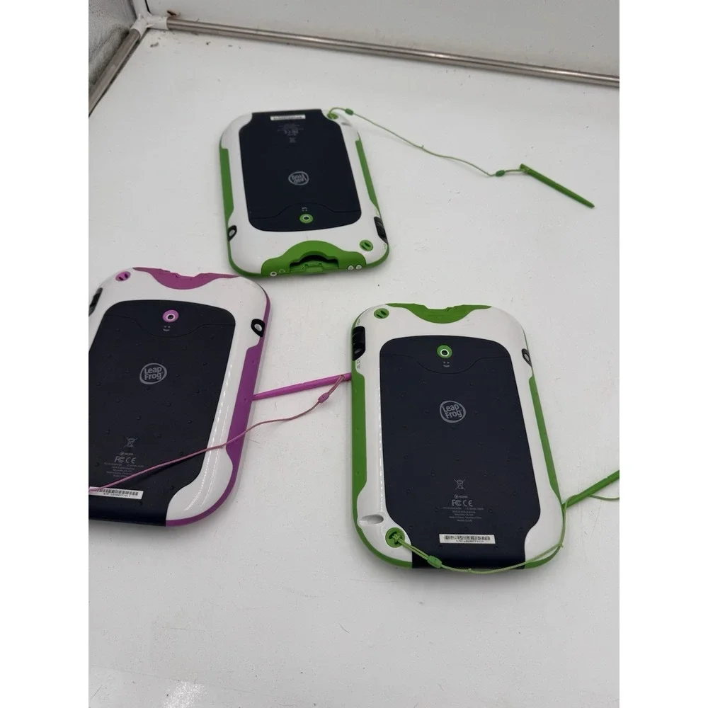 Lot Of 3 Leap Frog: Leap Pad Ultra Tablets Untested No Cracks With Stylist EUc